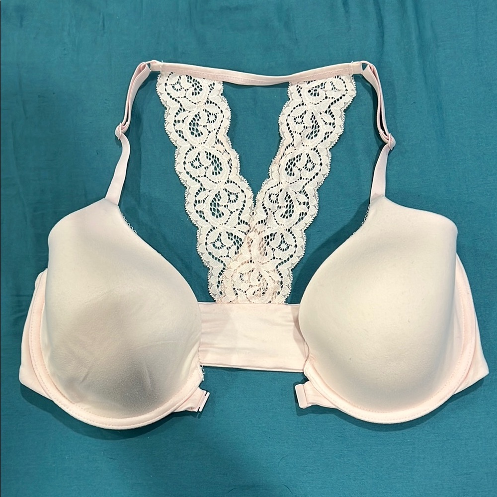 Victoria's Secret Pink Lace Racerback Bra
